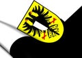 Flag of Friedberg Friedberg in der Wetterau, Germany. Royalty Free Stock Photo