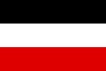 Flag of German Empire. Deutsches Reich Royalty Free Stock Photo