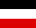 Glossy glass flag of the Flag of the German Reich from 1933 1935