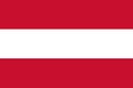 flag of German peoples Austrians. flag representing ethnic group or culture, regional authorities. no flagpole. Plane layout,