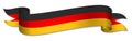 Flag of Germany illustration - ribbon