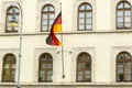 Flag of Germany at the pole