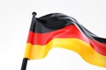 Flag Of Germany On White Background Royalty Free Stock Photo