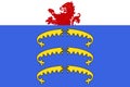 Flag of Gex in Ain of Auvergne-Rhone-Alpes region in France