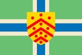 Flag of Gloucester in England Royalty Free Stock Photo