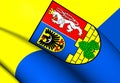 Flag of Gorlitz District, Germany.