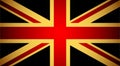Flag of Great Britain in color.