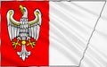 Flag of Greater Poland Voivodeship in west-central Poland