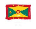 Flag of Grenada. Abstract concept