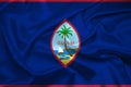 Flag Of Guam, Guam flag, National flag of Guam. fabric flag of Guam