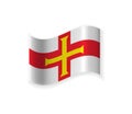The Flag Of Guernsey.