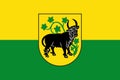 Flag of Guestrow in Mecklenburg-Vorpommern, Germany