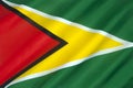 Flag of Guyana - South America Royalty Free Stock Photo