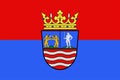 Flag of Gyor-Moson-Sopron County in Hungary Royalty Free Stock Photo