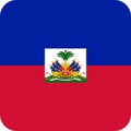 Flag Haiti illustration vector eps Royalty Free Stock Photo