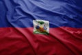 Flag of Haiti Royalty Free Stock Photo