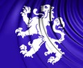 Flag of Heemskerk North Holland, Netherlands. Royalty Free Stock Photo