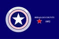 Flag of Hidalgo County in Texas in United States
