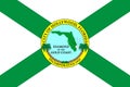 Flag of Hollywood in Broward County, USA