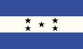 Flag of Honduras, abstract flag of strips.