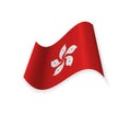 The Flag Of Hong Kong.