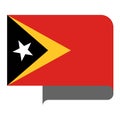 Flag horizontal shape, pointer for world map Royalty Free Stock Photo
