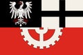 Flag of Huerth in North Rhine-Westphalia, Germany