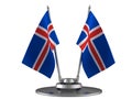 The flag Iceland