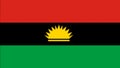 Glossy glass Flag of Igbo people