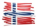 Flag illustration - Norway