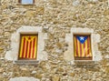 Flag of independence movement of Catalonia, called Estelada. Cat