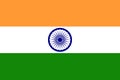 Flag of India with official proportions and color.Genuine.Original Flag of India Royalty Free Stock Photo