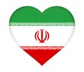 Flag of Iran Heart.