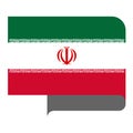 Flag horizontal shape, pointer for world map Royalty Free Stock Photo