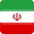 Flag Iran illustration vector eps