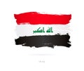 Flag of Iraq. Abstract concept