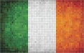 Abstract Mosaic Flag of Ireland