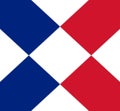 Glossy glass flag of Islands of Refreshment de facto independent 1811Ã¢â¬â1816