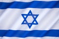 Flag of Israel Royalty Free Stock Photo