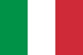 flag of Italian Italians. flag representing ethnic group or culture, regional authorities. no flagpole. Plane layout, design