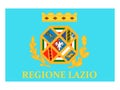 Flag of the Italian Region of Lazio