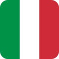 Flag Italy Europe illustration vector eps Royalty Free Stock Photo