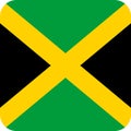 Flag Jamaica America illustration vector eps