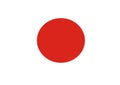 Flag Japan Royalty Free Stock Photo