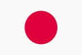 Flag of Japan background illustration large file Royalty Free Stock Photo
