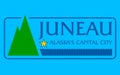 Flag of Juneau the capital of Alaska, USA Royalty Free Stock Photo