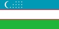 flag of Karluk peoples Uzbeks. flag representing ethnic group or culture, regional authorities. no flagpole. Plane layout, design