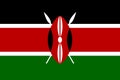 Flag of Kenya with official proportions and color.Genuine.Original flag of Kenya