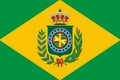 Glossy glass Flag of the Kingdom of Brazil