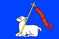 Flag of Lannion in Cotes-dArmor of Brittany, France